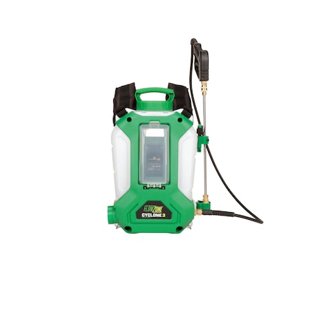 Flowzone 4-Gallon Backpack Plastic, 5-ft. L Hose, 60 psi Max FZVAAJ-3